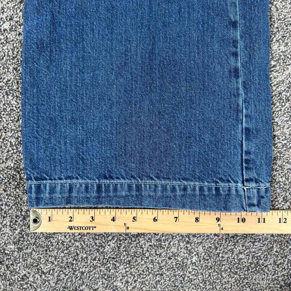 High-Waisted Wide Leg Women’s Jeans in Blue - Picture 10 of 11
